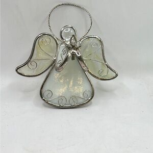 Stained Glass Angel Ornament